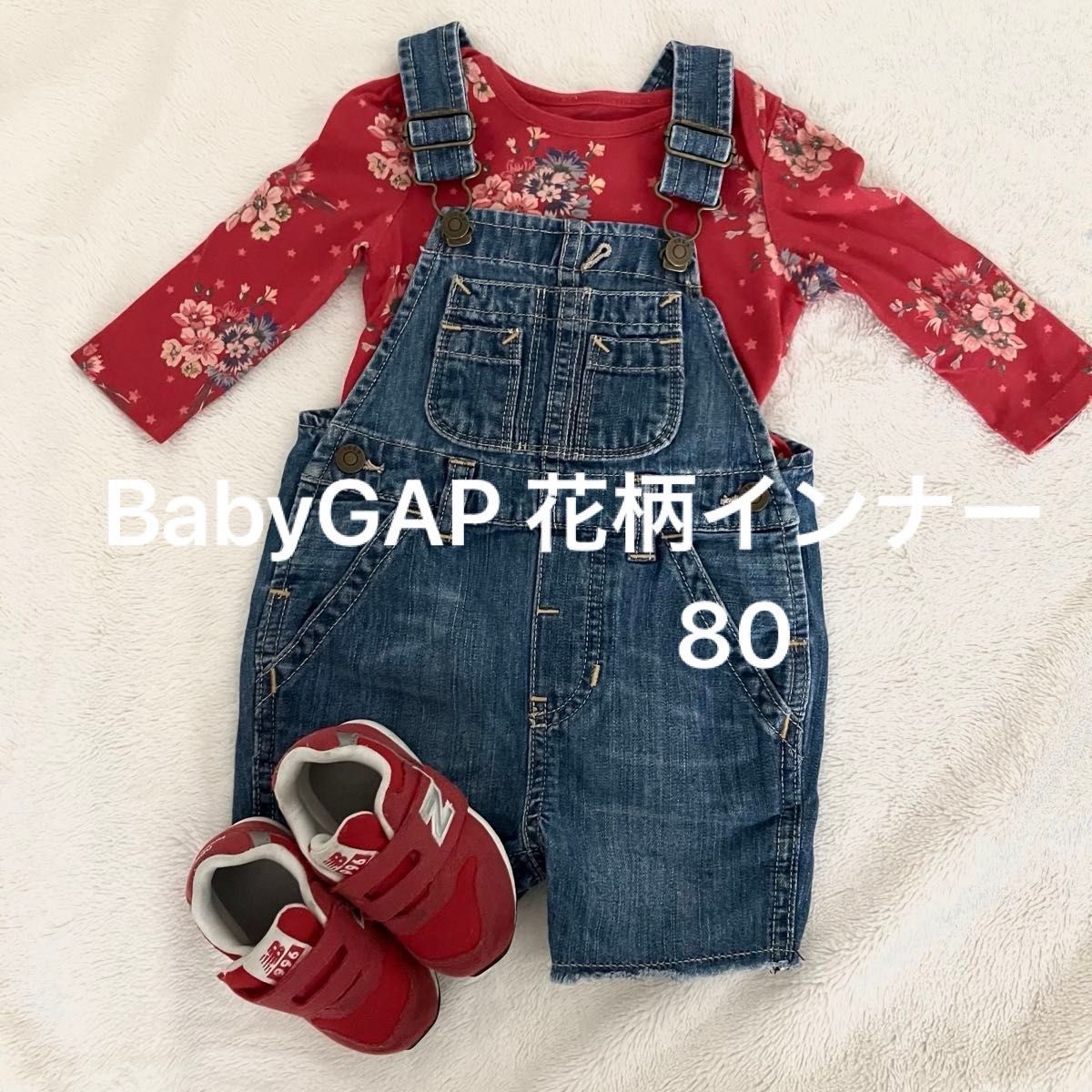 BabyGAP  花柄　インナー　80　ボディスーツ　女の子　春服 ベビー服　