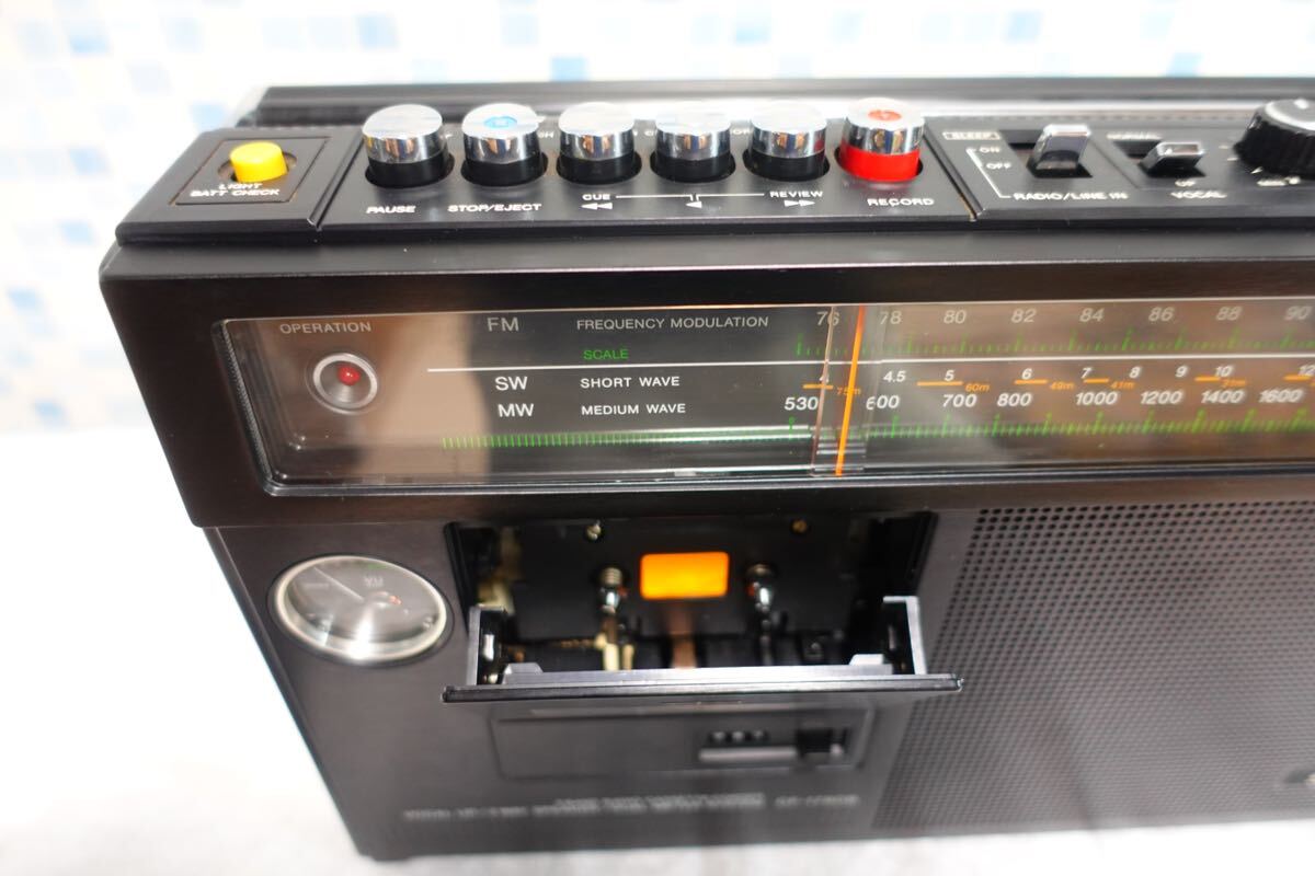 SONY ソニー CF-1790B FM/MW/SW 3バンド 2WAY ラジカセ ラジオ カセット動作品 元箱付の画像3