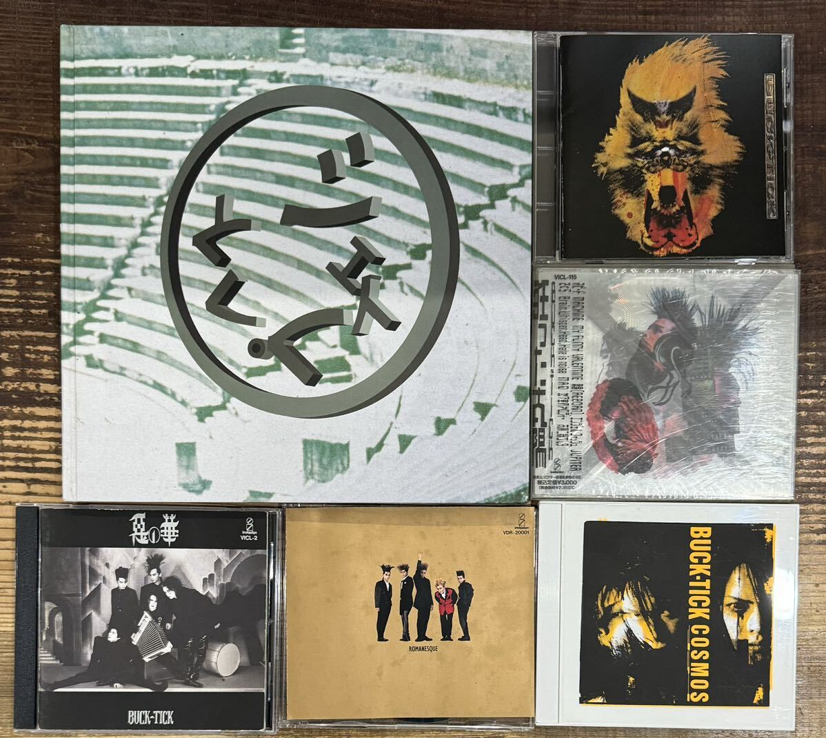 CD6枚セット】BUCK-TICK バクチク■シェイプレス REMIX■狂った太陽■darker than darkness■悪の華■COSMOS■ROMANESQUE■櫻井敦司 今井寿