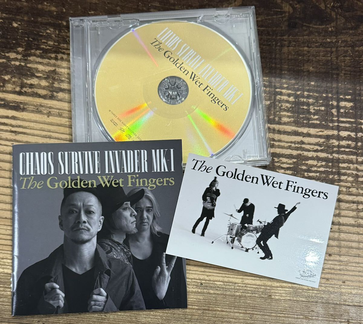 CD3枚セット ステッカー付 新品含】GOLDEN WET FINGERS■CHAOS SURVIVE■KILL AFTER KISS■チバユウスケ 中村達也■BIRTHDAY MICHELLE GUN