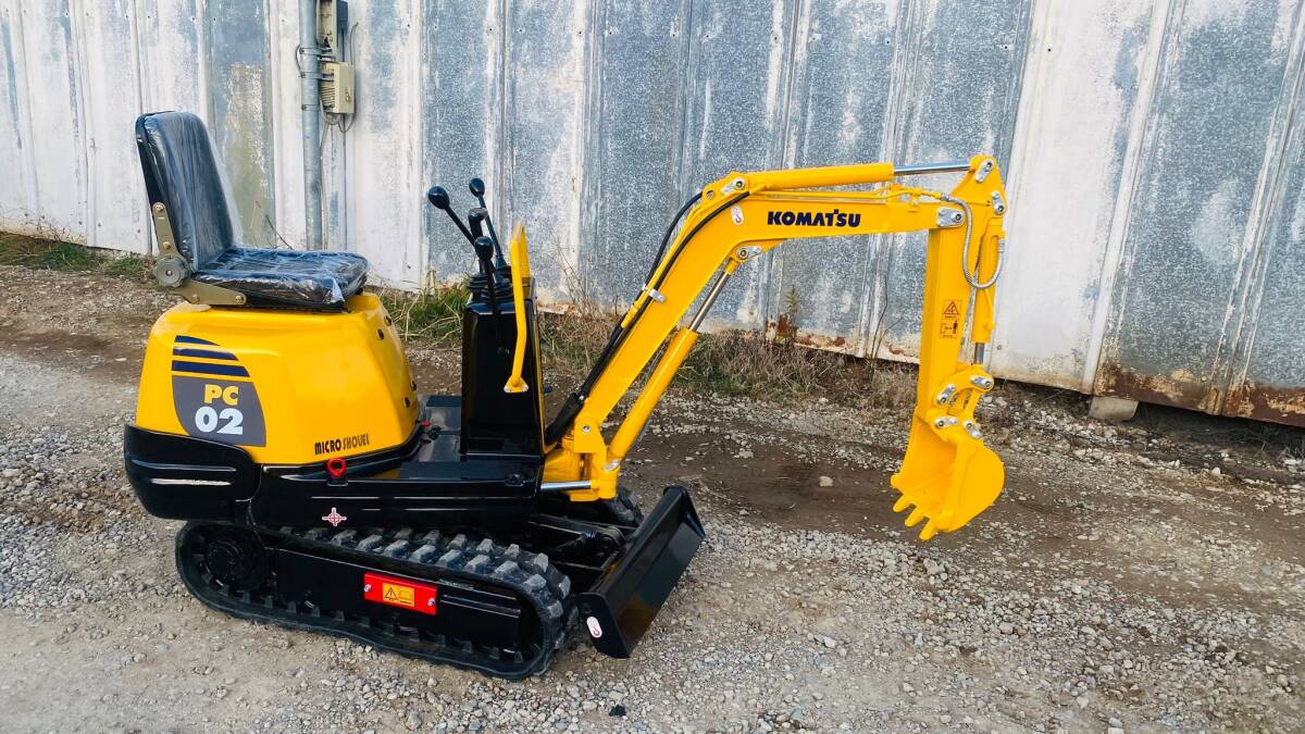 コマツ KOMATSU PC02-1A ★ゴムキャタ新品★パターン切替★シート新品★下取買取可能 千葉県_画像1