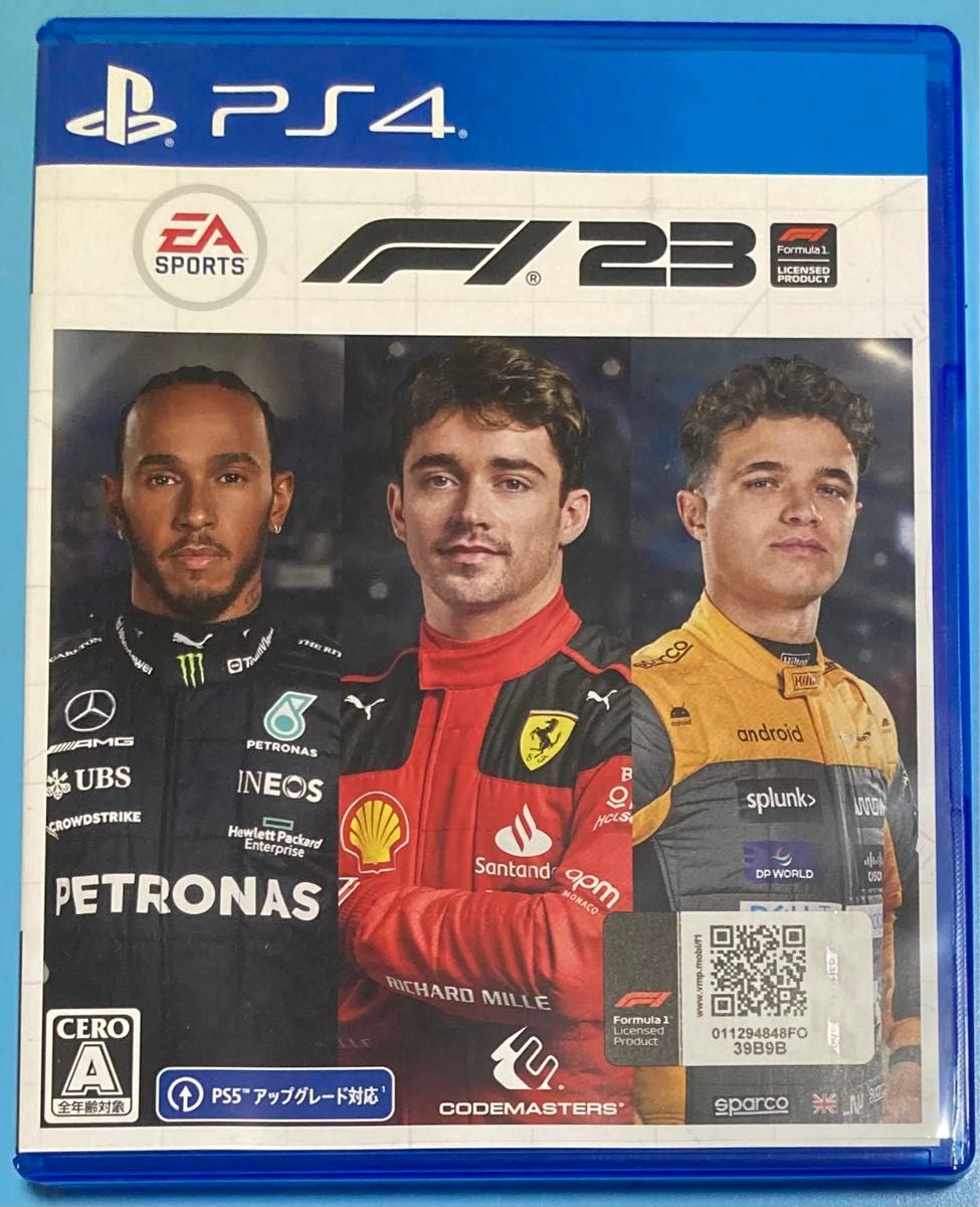 SONY PS4 F1 23 ソフト　レーシングゲーム　Formula1