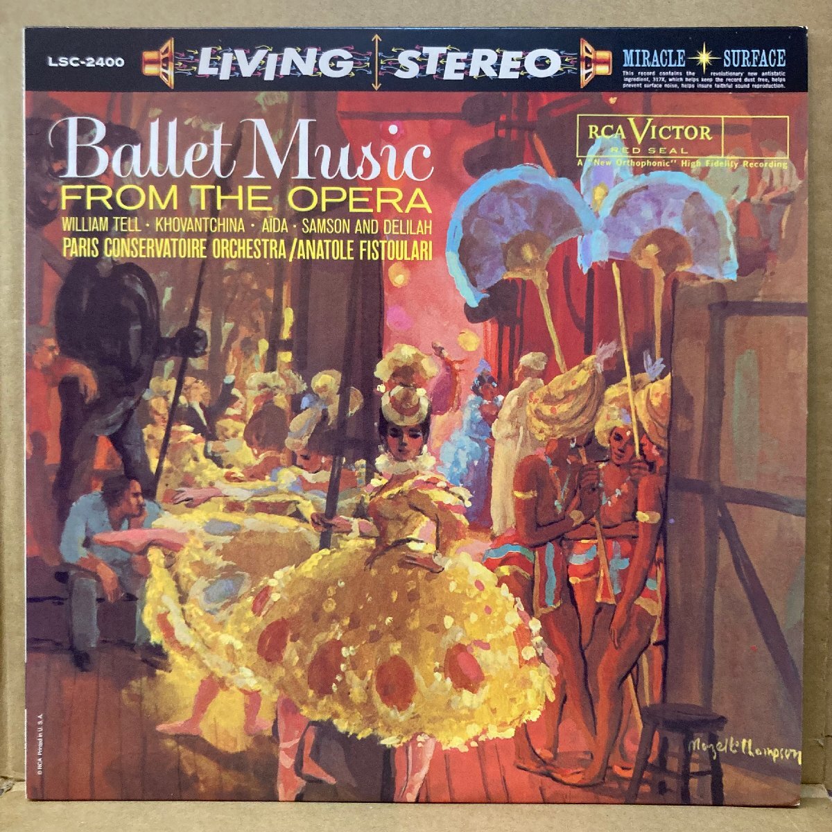 ★A.FISTOULARI アナトール・フィストゥラーリ / BALLET MUSIC FROM THE OPERA / LSC2400 / リイシュー重量盤 ★送料着払い★URT_画像1