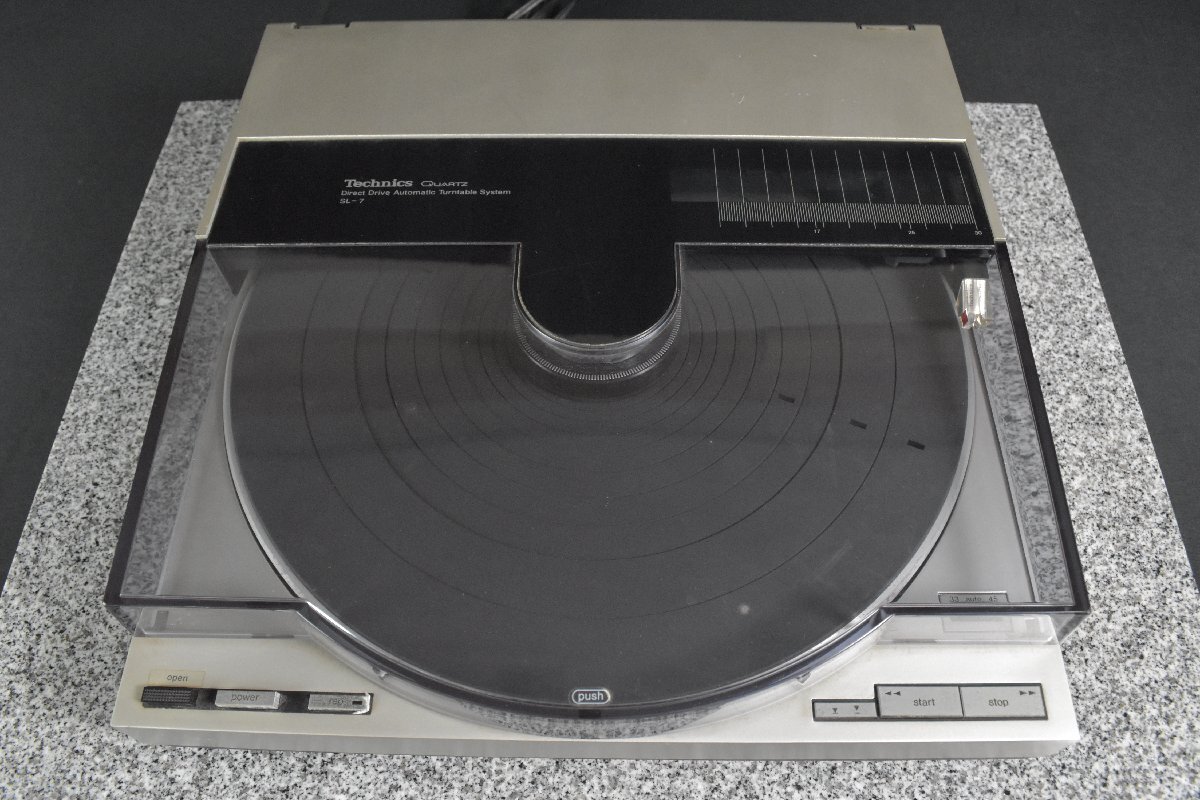 Technics テクニクス SL-7 ターンテーブル レコードプレーヤー【ジャンク品】★F_画像7