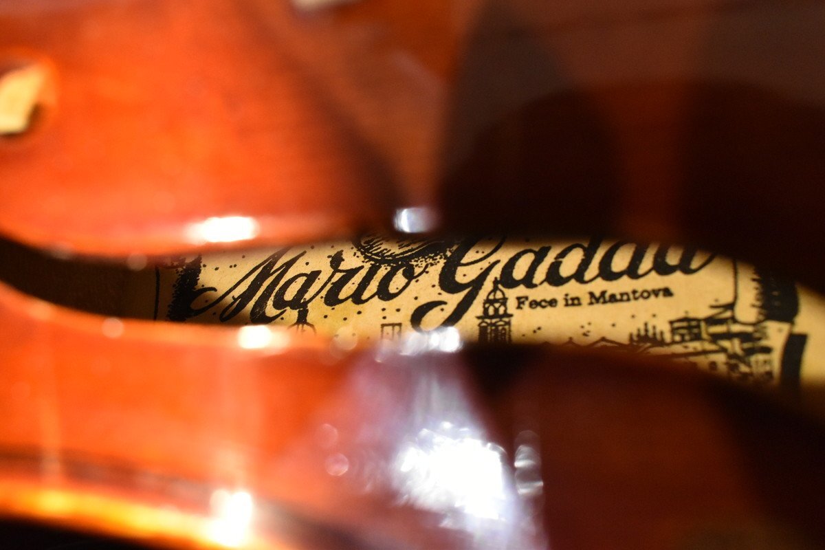 Mario Gadda/マリオガッダ バイオリン 4/4 Anno1996 イタリア製の画像7