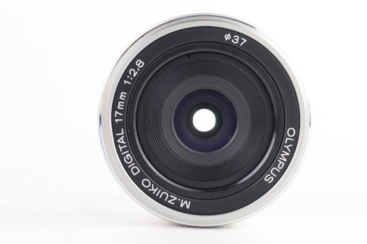 Olympus オリンパス M.zuiko Digital 17mm F2.8 超薄型広角パンケーキレンズ【難あり品】★F_画像6