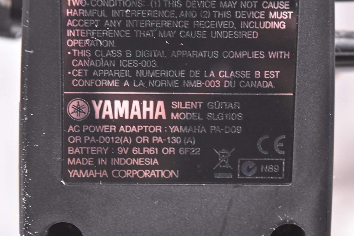 YAMAHA/ヤマハ エレキギター/サイレントギター SLG110S_画像7