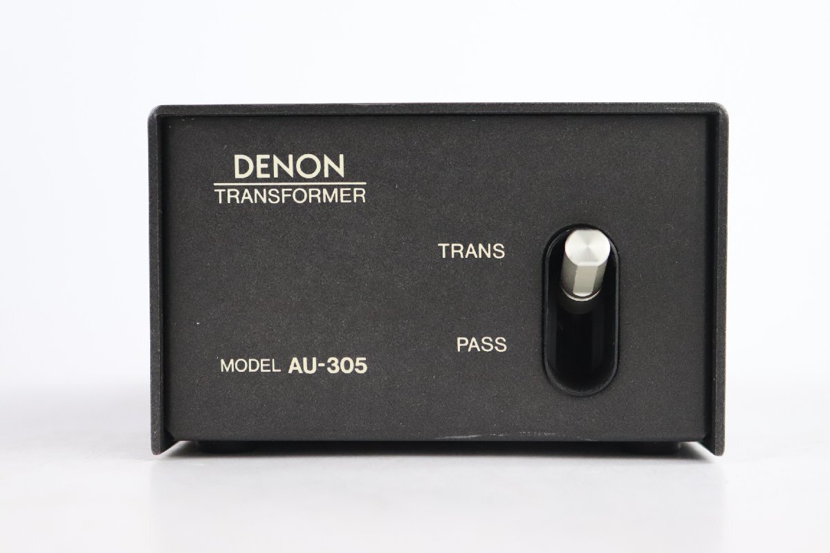 DENON デノン AU-305 TRANSFORMER MC昇圧トランス【現状渡し品】★Fの画像1