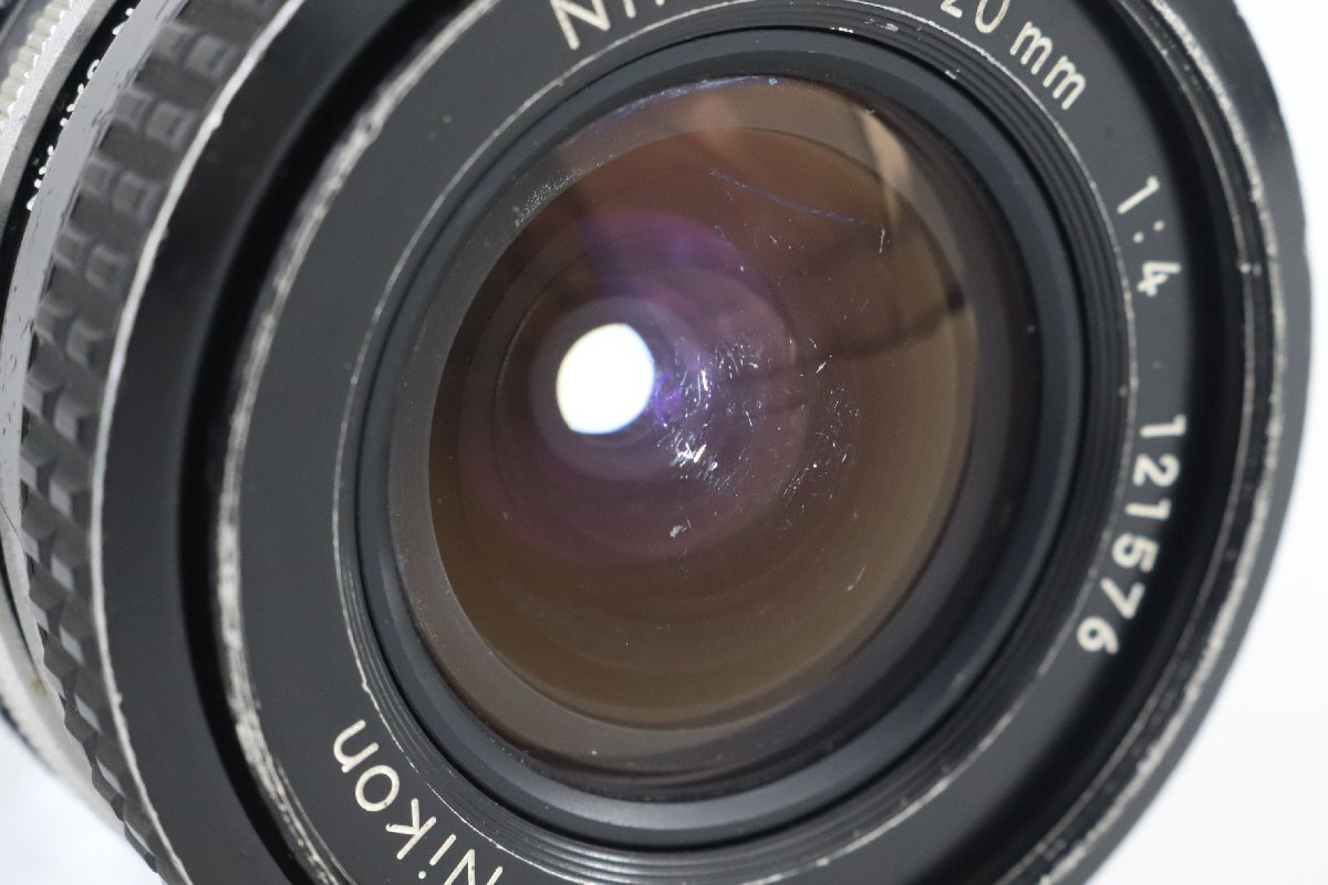 Nikon ニコン NIKKOR マニュアルフォーカスレンズ 4本セット 20mm 28mm 50mm 105mm 【現状渡し品】★F_画像10