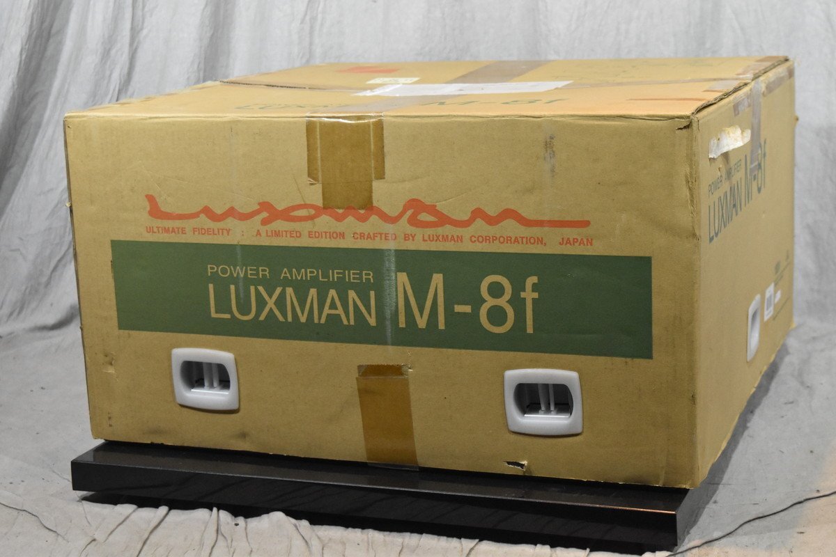 【送料無料!!】LUXMAN ラックスマン ステレオパワーアンプ M-8fの画像8