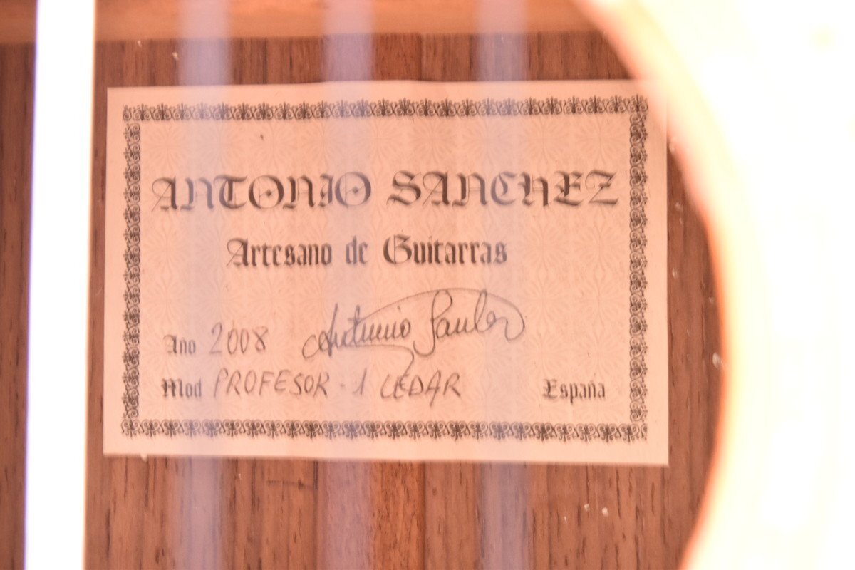 ジャンク★ANTONIO SANCHEZ アントニオサンチェス クラシックギター PROFESOR-1_画像4