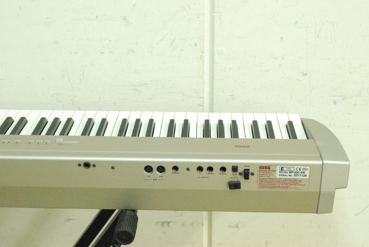 KORG コルグ SP-200 RS 電子ピアノ★Fの画像8