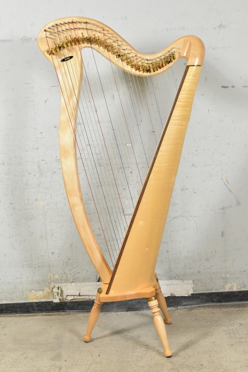 AOYAMA HARP/青山ハープ ノンペダルハープ アイリッシュハープ 130N 34弦の画像4