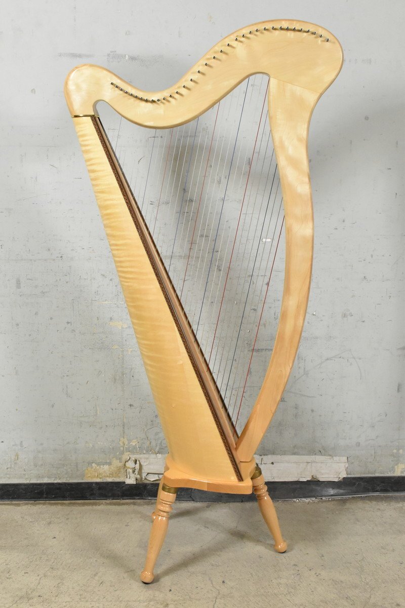 AOYAMA HARP/青山ハープ ノンペダルハープ アイリッシュハープ 130N 34弦の画像3