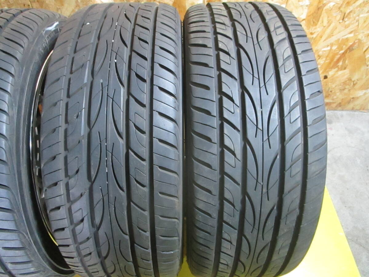 A4565 work ランベック 7.5j 100/5穴 +50 タイヤ付き4本SET 19インチ 225/40R19 ヨコハマ AVID 22年製 溝あり プリウス等に 手渡し歓迎の画像10