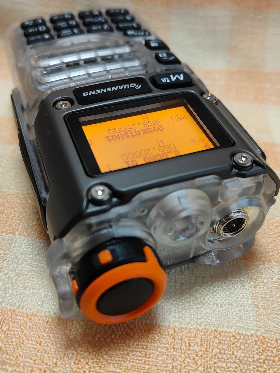 防災無線受信】広帯域受信機 UV-K5(8) スケルトンボディー 未 防災無線受信】広帯域受信機 UV-K5(8) スケルトンボディー 未