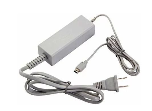 送料無料 任天堂 Wii U対応 GamePad ゲームパッド 充電ケーブル 充電器 ACアダプター 互換品_画像1