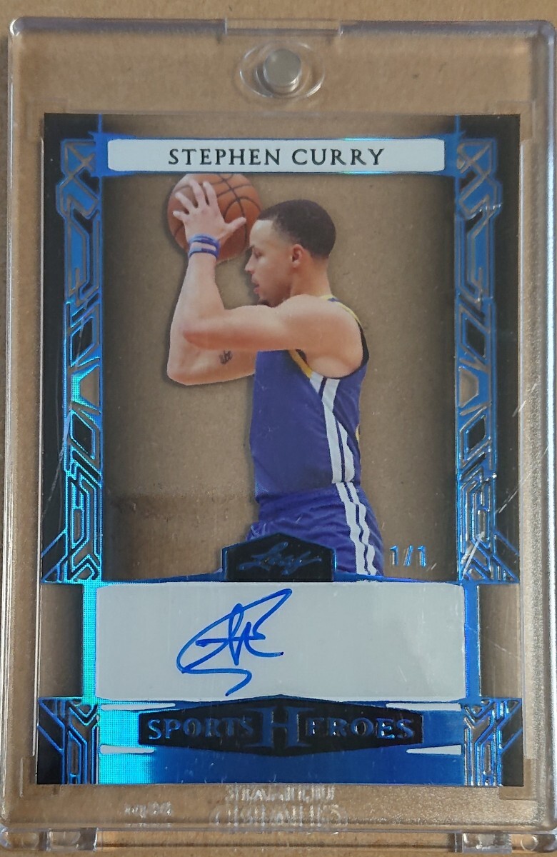 2024 Leaf Metal Sports Heroes Trading Cards NBA ステフィン・カリー Stephen Curry ウォリアーズ Warriors 直筆サイン 1/1 Auto_画像1