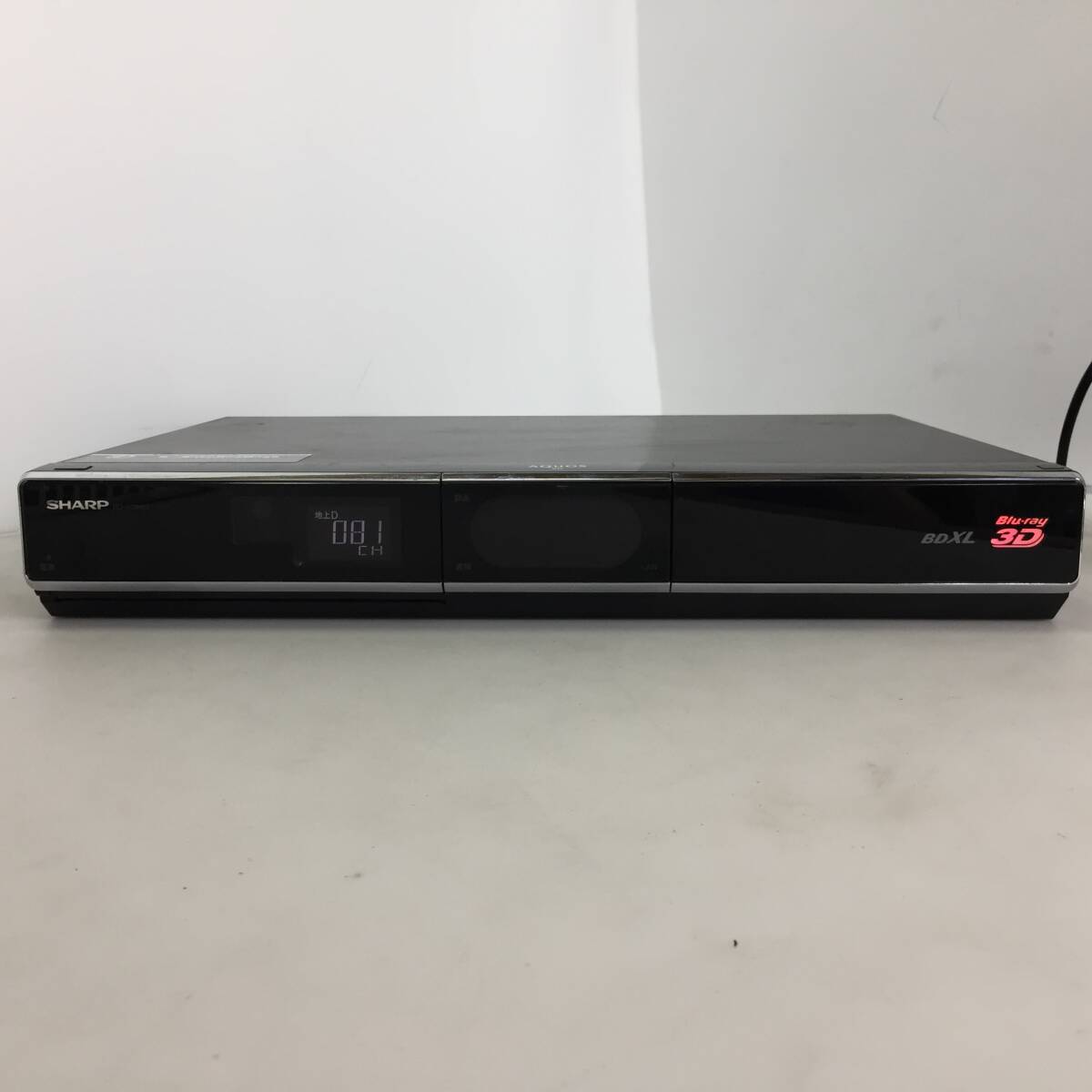 即決★SHARP/シャープ BD-HDW63 HDD/DVD/ブルーレイディスクレコーダー【通電確認のみ/ジャンク品】_画像1