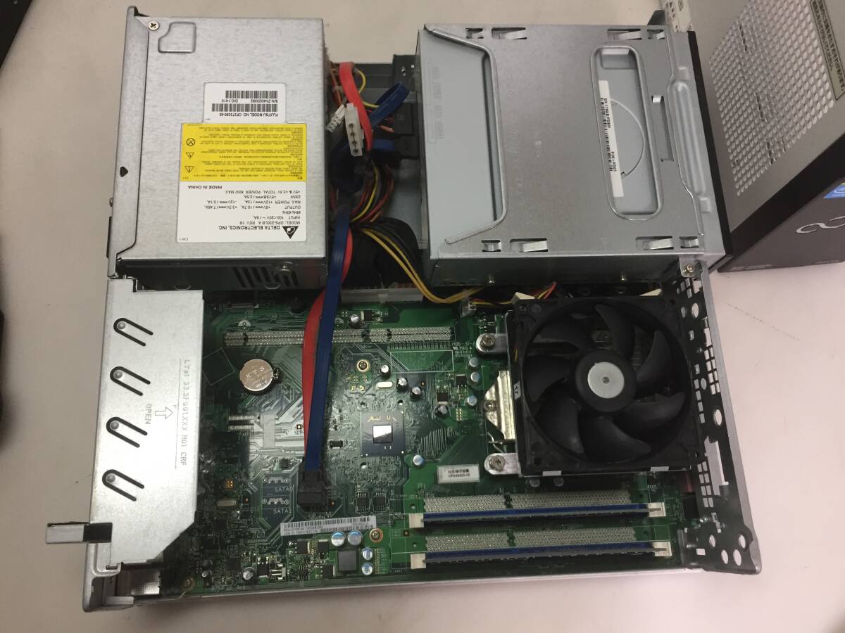 ※即決★FUJITSU ESPRIMO D551/GX FMVD0502NP デスクトップPC Celeron G1610 2.60GHz：4GB【BIOS確認/現状渡し】_画像9