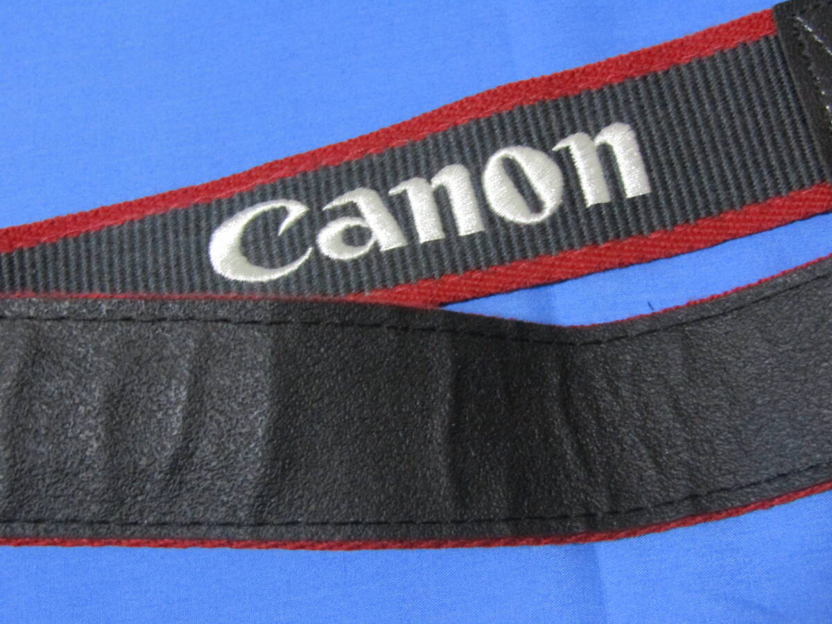 カメラ　ネックストラップ　Canon EOS　DIGITAL　MADE　IN　CHINA　黒地赤ライン_画像7