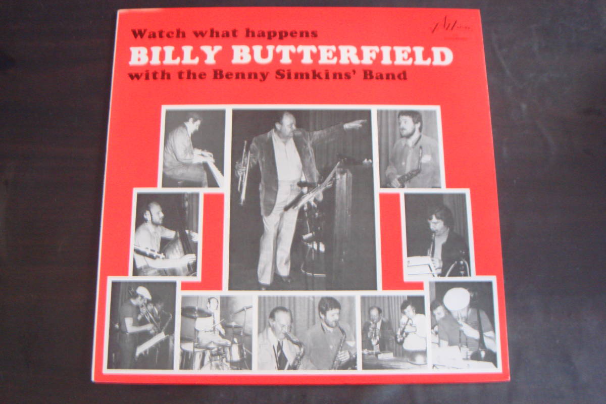 US盤　BILLY　BUTTERFIELD　with　THE　BENNY　SIMKINS'　BAND/WATCH　WHAT　HAPPENS_画像1