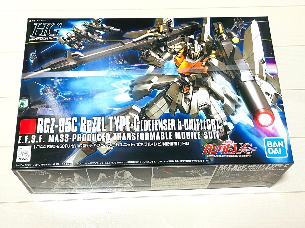 HG 1/144 リゼルC型 ディフェンサーbユニット ゼネラル・レビル配備型 リゼル隊長機 リゼル ディフェンサーbユニット 