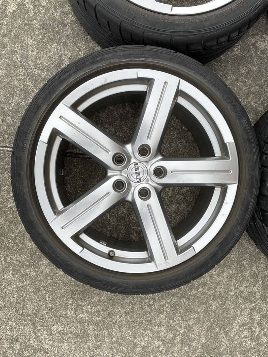 ★希少 バリ溝★VW 1000台限定 ゴルフGTI純正ホイール ピレリ 225/40r18 PCD112 ＋51 検）ポロ パサート _画像2