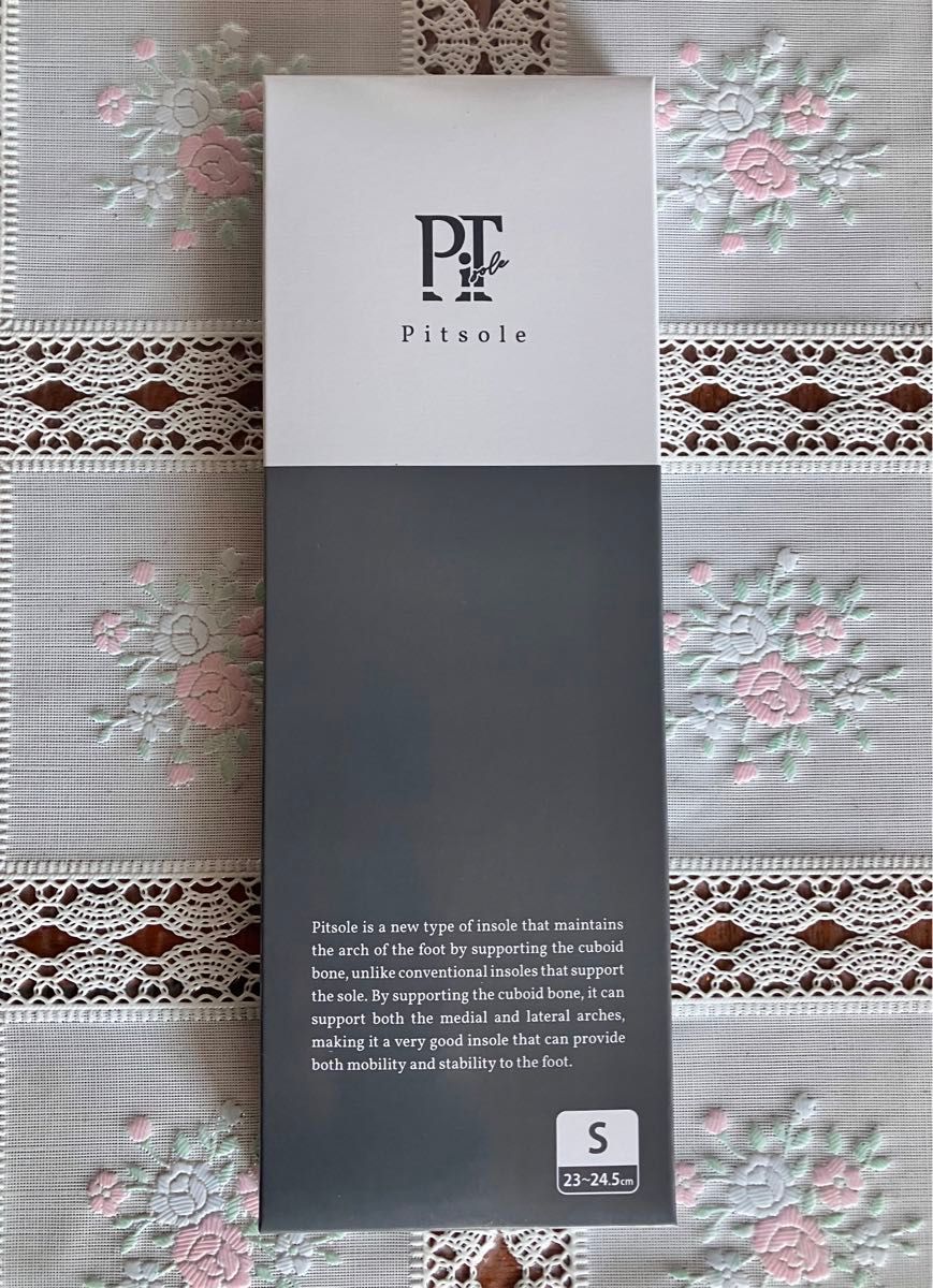 Pitsole ピットソール 中敷き インソール 姿勢サポート ダイエット Sサイズ ブラック 黒 正規品