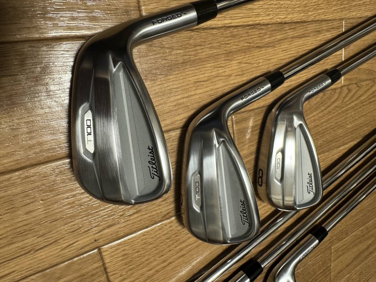 超美品 国内正規品 Titleist T100アイアン メーカーカスタム PROJECT X 5.5_画像5