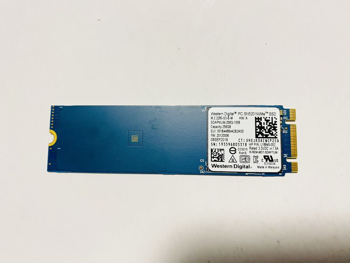 Western PC SN520 NVME SSD M.2 2280 /256GB