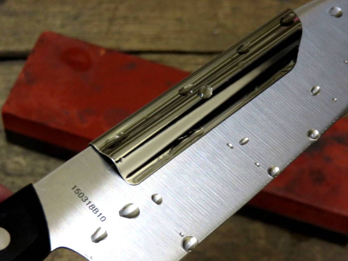 包丁研ぎのサポートホルダー 15度固定ガイドクリップ 初心者でも理想的な角度で砥石に刃が当てられる便利グッズ ステンレス製 刃付け簡単
