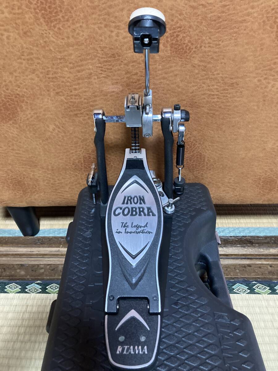 美品良品　TAMA IRON COBRA 900 専用ハードケース付・別途ビーター付　調整+クリーニング済　_画像3