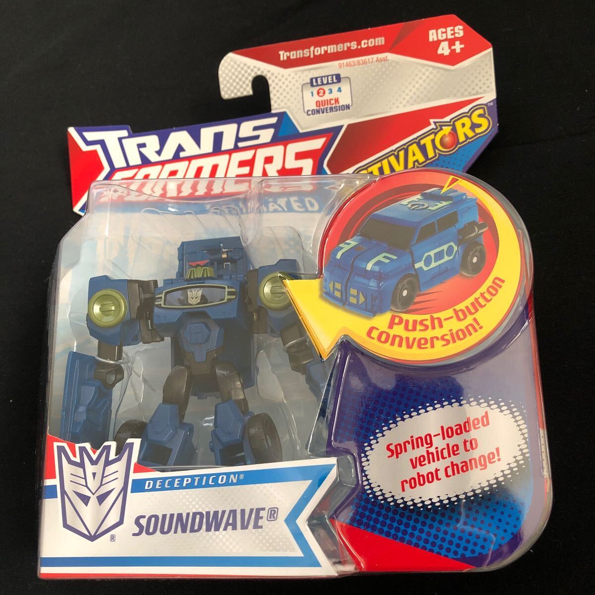 【未開封】トランスフォーマー アニメイテッド サウンドウェーブ 海外限定 TRANSFORMERS ANIMAITED ACTIVATORS SOUNDWAVE i240314_画像1