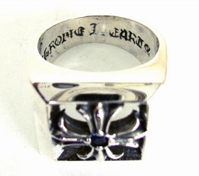 * silver 925 Cross letter block ring sapphire 23 number * cut out plus black sling new goods unused * letter block ring 