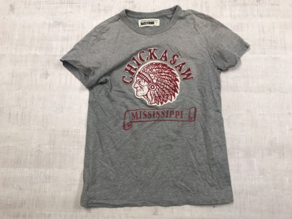 バックナンバー BACK NUMBER ライトオン Right-on アメカジ サーフ オーセンティック 半袖Tシャツ カットソーメンズ S グレー_画像1