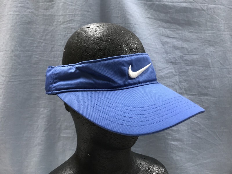 ナイキ ゴルフ NIKE GOLF ラグジュアリー スポーツ 日除け サンバイザー 帽子 キャップ メンズ マジックテープ 水色_画像1