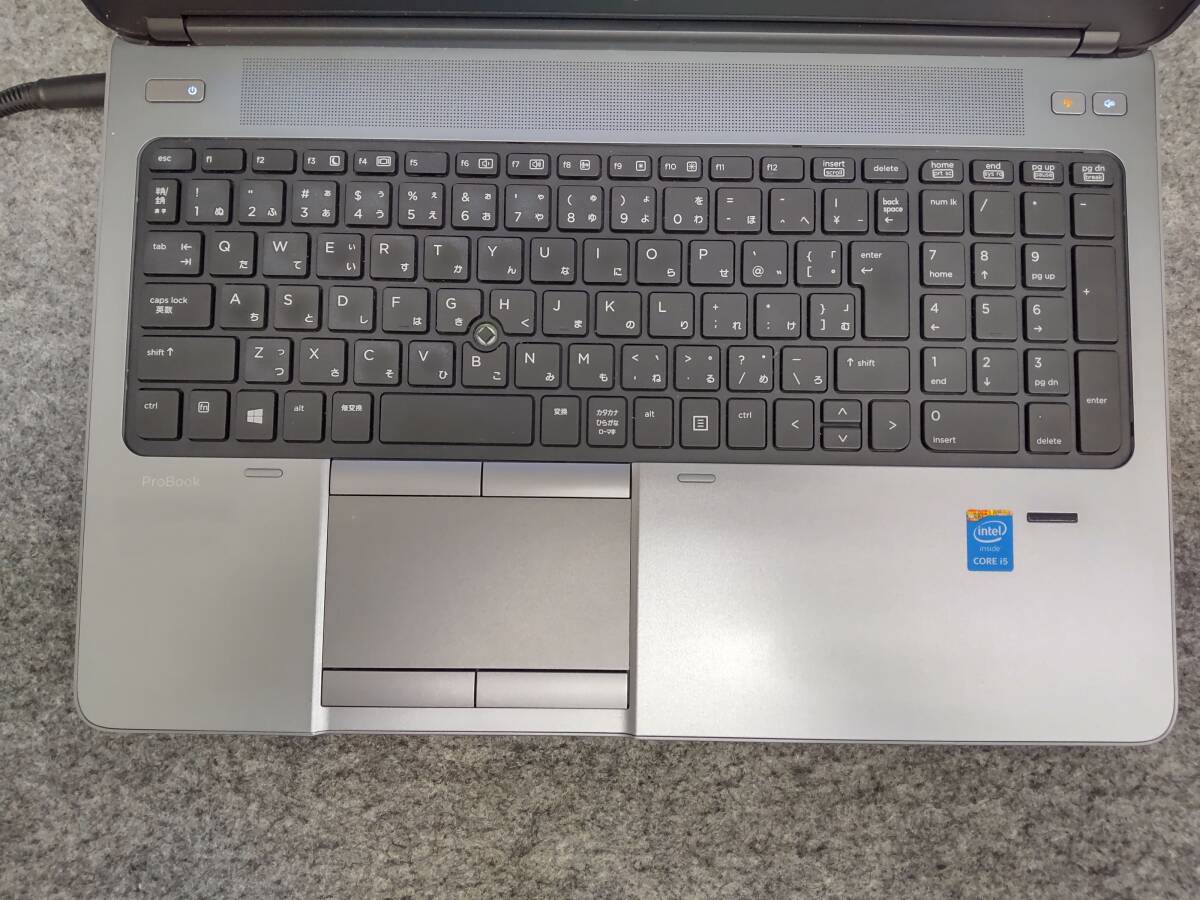 HP ProBook 650 G1 Notebook PC i5-4210M Bios確認 ジャンク QZGTの画像3