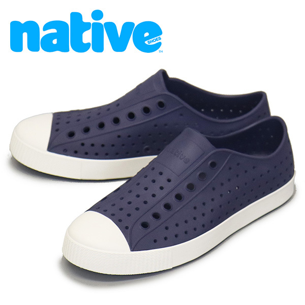 native shoes (ネイティブシューズ) 11100100 JEFFERSON ジェファーソン シューズ 4201 REGATTA BLUE/SELL WHITE NV004 7-約25.0cm_native shoes