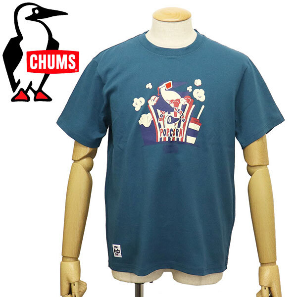 CHUMS (チャムス) CH01-2349 Booby Theater T-Shirt ブービーシアターTシャツ CMS152 T001Teal XL_CHUMS