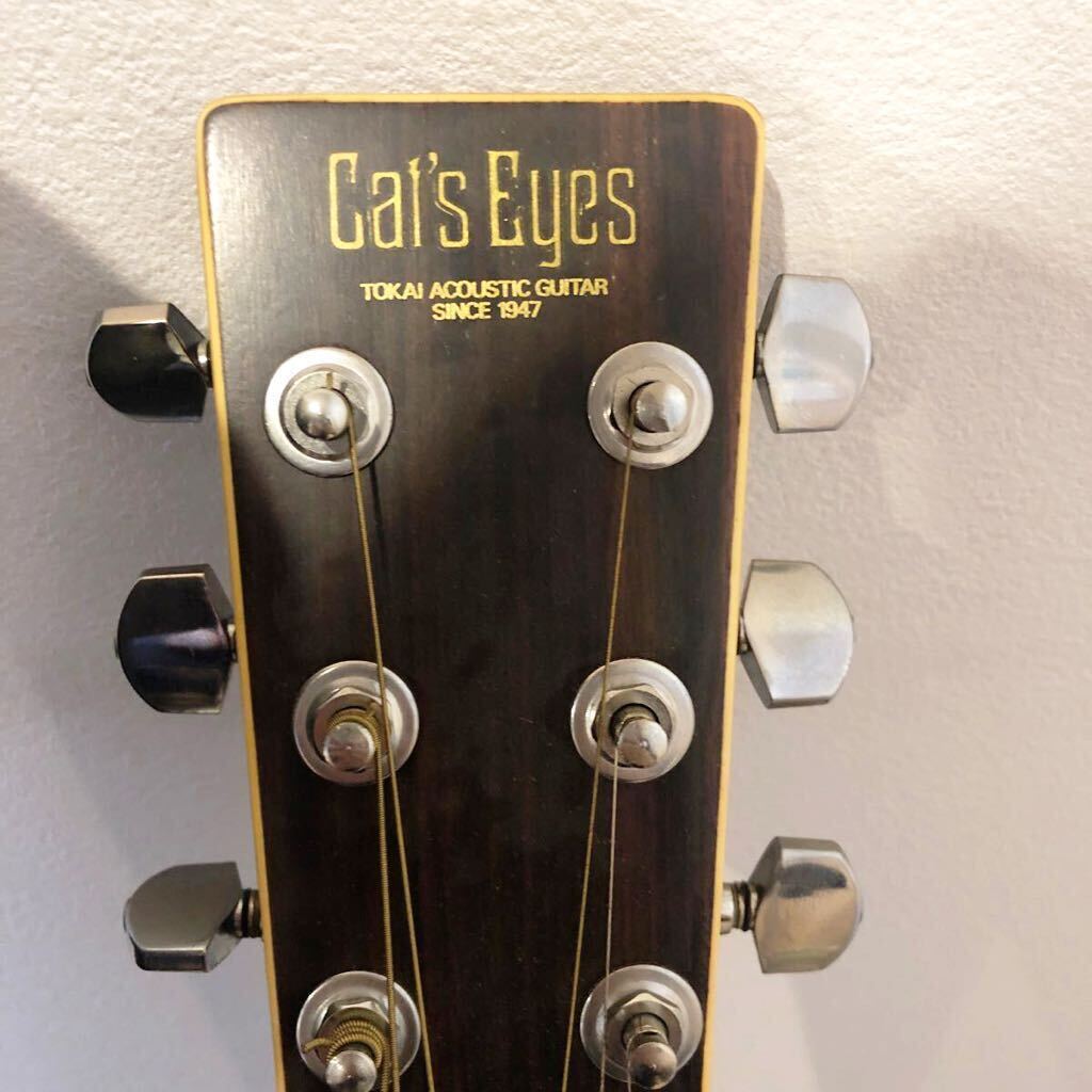 キャッツアイ アコースティックギター TCE-25 2000109 ケース付き アコギ ギター 楽器 音楽 Cat's Eyes【中古品】KN-3SD0_画像2