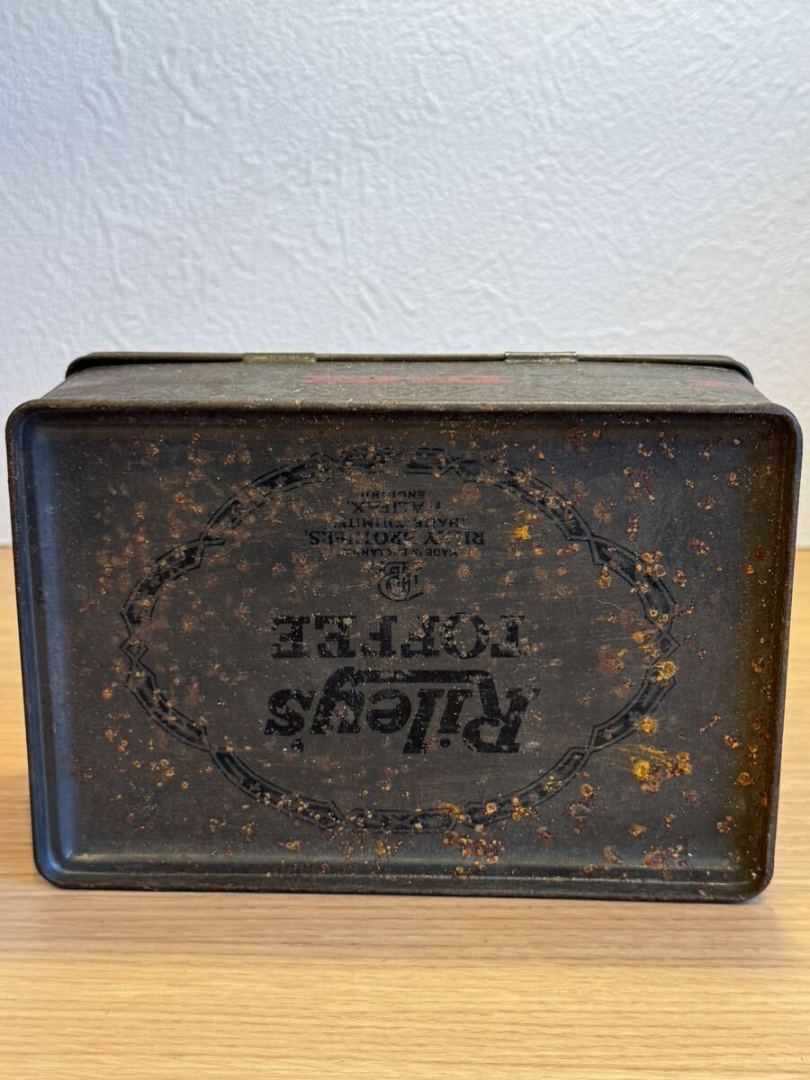 ヴィンテージ トフィー 缶 ボックス 1950年代 ライリー ブラザーズ ハリファックス イングランド ブリキ 昭和 レトロ アンティーク
