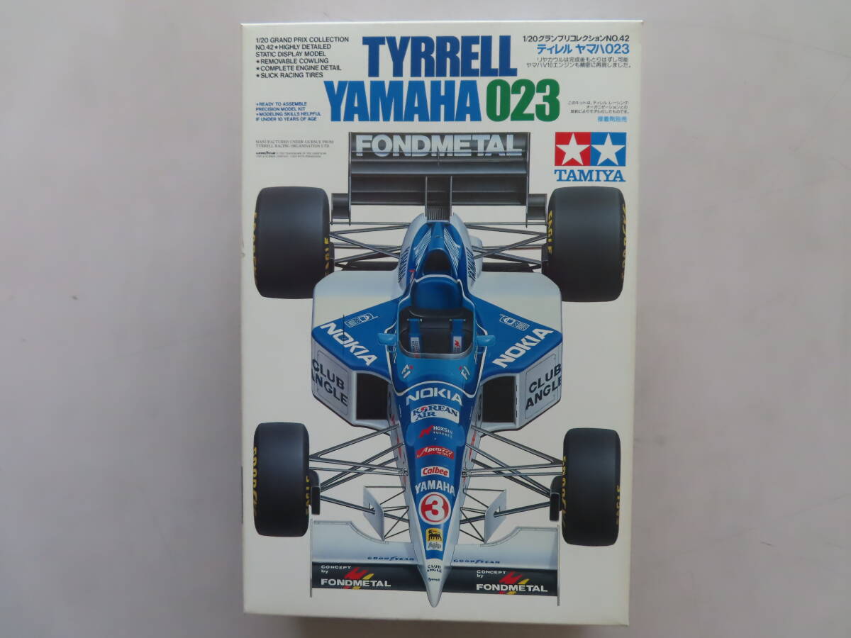 ★ タミヤ 1/20  ティレル ヤマハ 023 TYRRELL YAMAHA 023 新品 発売当時物 ポスター付 ★の画像3