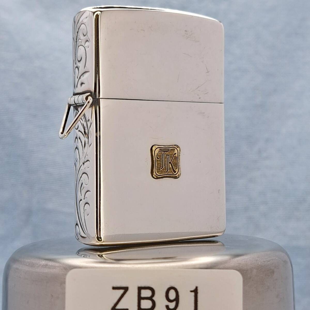 1000円～ zippo 美品 サイド ベネチアン アラベスク加工 ロスプループ