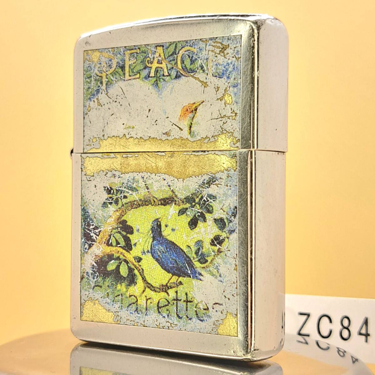 1000円～ zippo 美品 History of JT Printing Business 日本たばこ産業 04年製 シルバー SILVER color ジッポー オイルライター USA ZC84_画像3