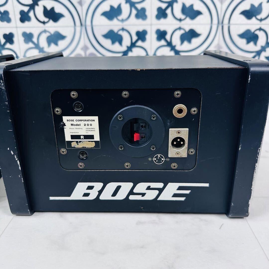 希少 BOSE ボーズ Model 200 LR ペア スピーカーセットの画像6