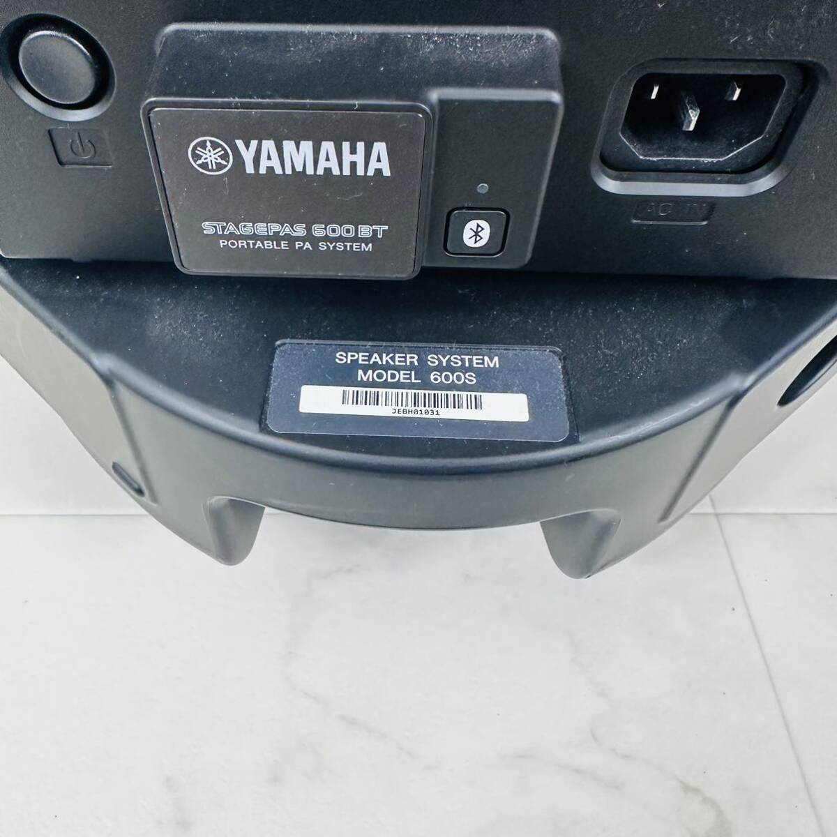 YAMAHA STAGEPAS 600BT 600S ペア ポータブル スピーカー YAMAHA STAGEPAS 600BT 600S ペア ポータブル スピーカー