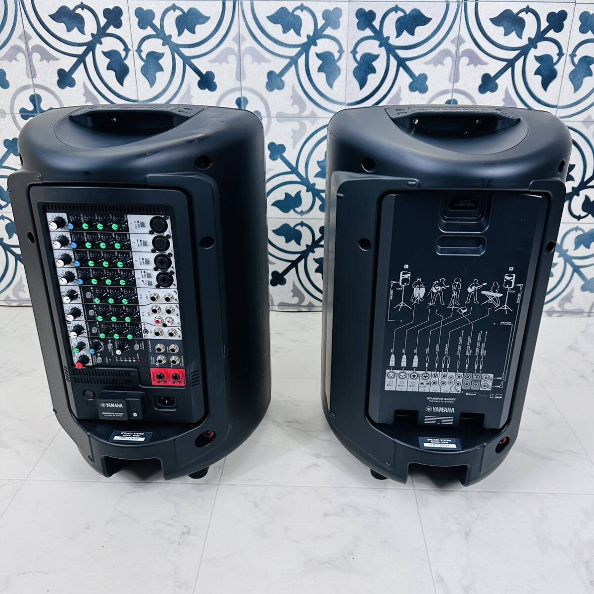 YAMAHA STAGEPAS 600BT 600S ペア ポータブル スピーカー YAMAHA STAGEPAS 600BT 600S ペア ポータブル スピーカー