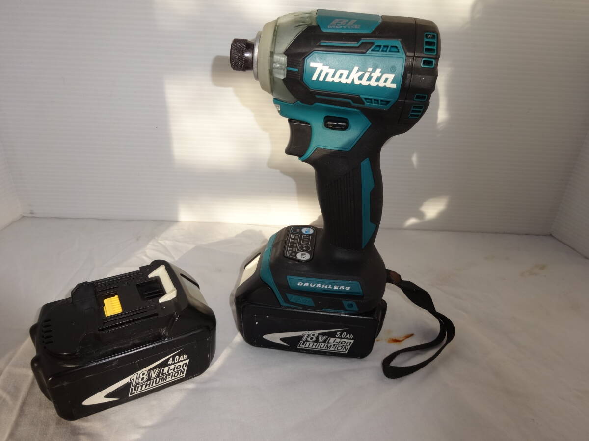 マキタmakita　本体モデルTD170D 18V　　インパクトドライバー　電池2個付き（社外品おまけ程度）ケース付き　中古品