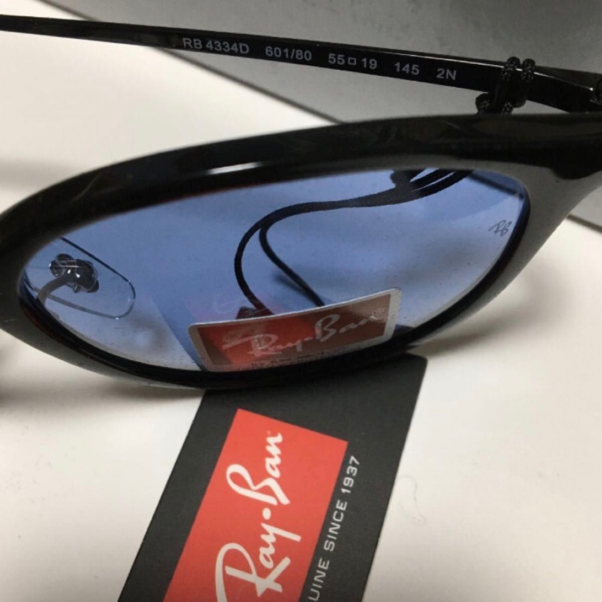 ゴルフコンペ景品余り 新品 レイバン サングラス RB4334D 601/80 メガネ 眼鏡 RB4334  Ray-Ban 